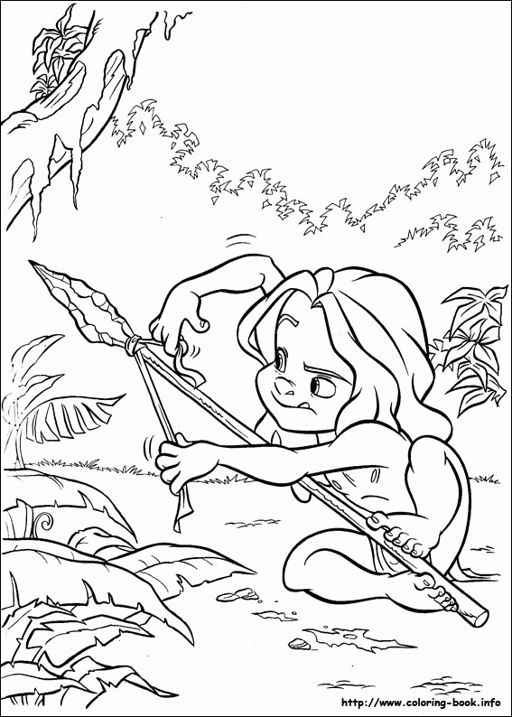 Tarzan kolorowanki